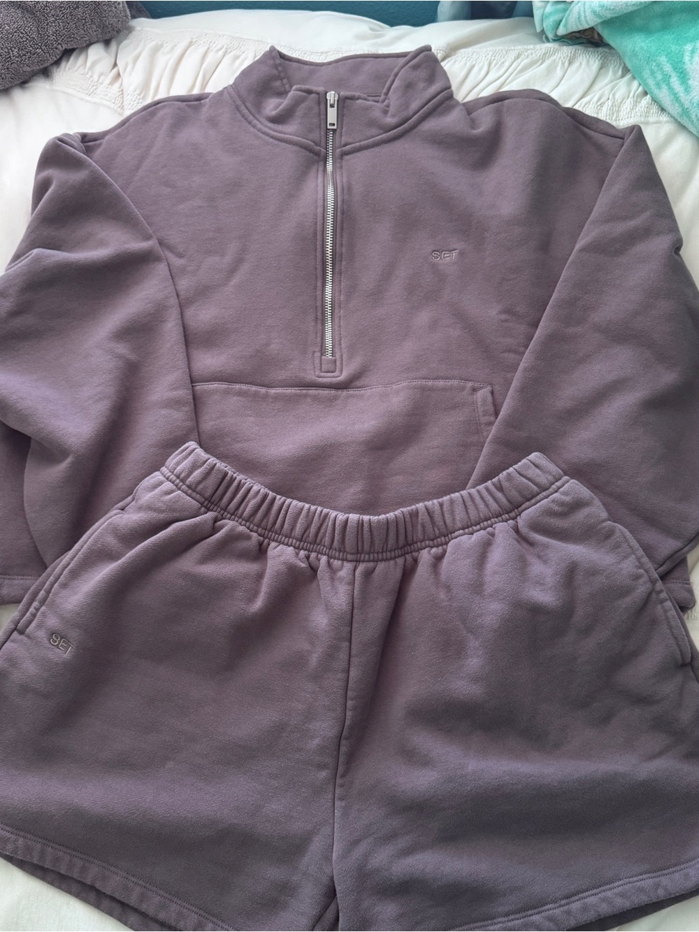 Set active sweatshort set